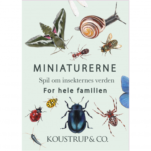 Koustrup & Co. spillekort med insekter