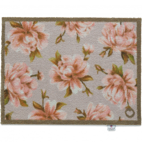 Hug Rug eco doormat, 65x85 - Historic flowers