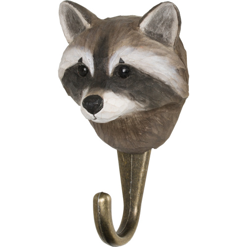 Wildlife Garden hook - raccoon
