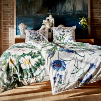 Jim Lyngvild eco bed set, 140x200 - Blue Flower Garden