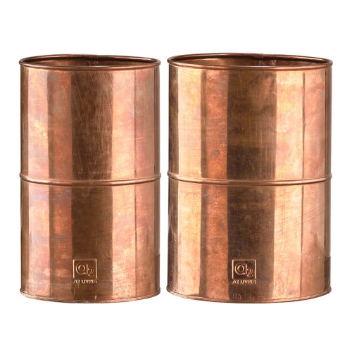 A2 Living vases, 2 pcs. - real copper