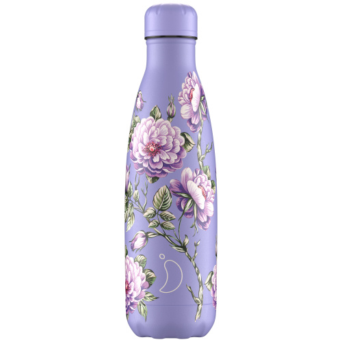 Chilly's thermo drink bottle - Violet roses