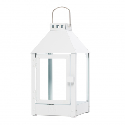 A2 Living lanterne i stål, hvid - 33 cm