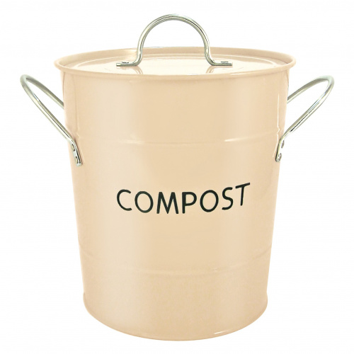 Eddingtons compost bin, 2.8 L - cream