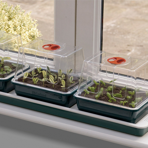 Garland mini greenhouse with heat - 3 trays