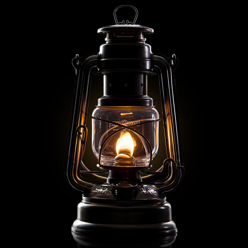 Feuerhand Petroleumlampe - schwarz