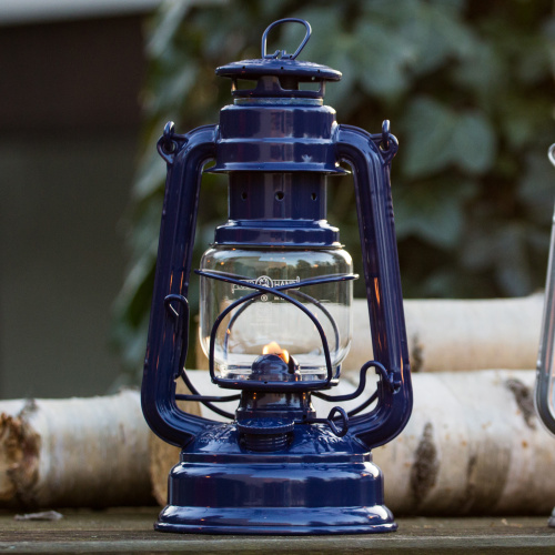 Feuerhand kerosene lamp - cobalt blue