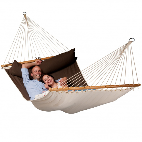 La Siesta hammock, upholstered and crossbar -...