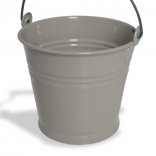 Zinc & Jardin 1.5 L bucket with handle - cream