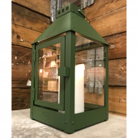 A2 Living lanterne i stål, olivengrøn - 33 cm