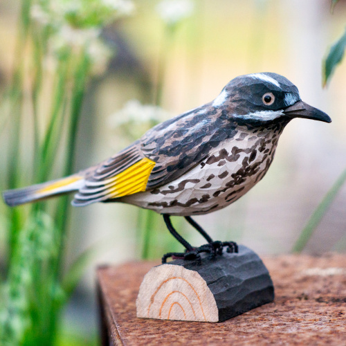 Wildlife Garden Treebird - Witbaardhoningeter