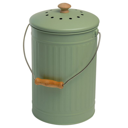 Eddingtons kompostspand med kulfilter - 7 L, grøn