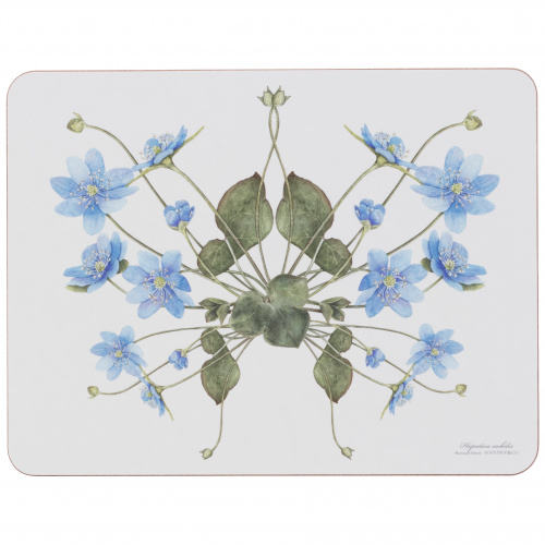 Koustrup & Co. dækkeserviet - blå anemone