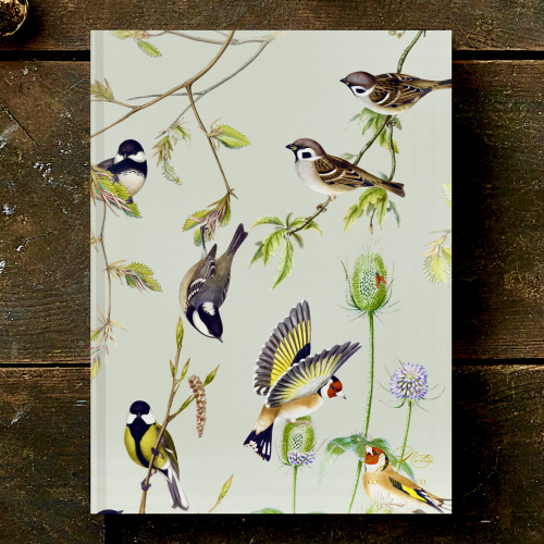 Koustrup & Co. anteckningsbok - fåglar